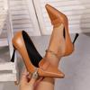 Pointed Toe Women Elegant High Heels Shoes Luxury Brand Dress Pumps Sexy Summer Comfortable Sandals Woman 2025 Zapatos De Mujer