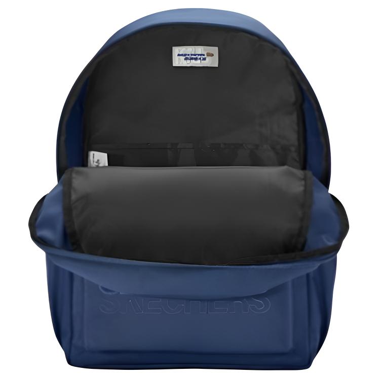 Skechers 22L Letter Print Backpack Fabric Kids Backpacks Moon-Gray L325K107