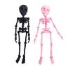 Skull Fridge Magnets with Movable Joints Halloween Poseable Skeleton Fridge