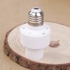 E27 Radar Induction Lamp Holder White Ceiling Light Lamp Bulb Fixing Base Stand Light Bulb Holder Lamp Socket For Home