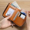 Мужской кошелек кожаный деловой зажим для денег держатель для карт кошелек на молнии роскошные кошельки для мужчин защита RFID кошельки Carteira Masculina