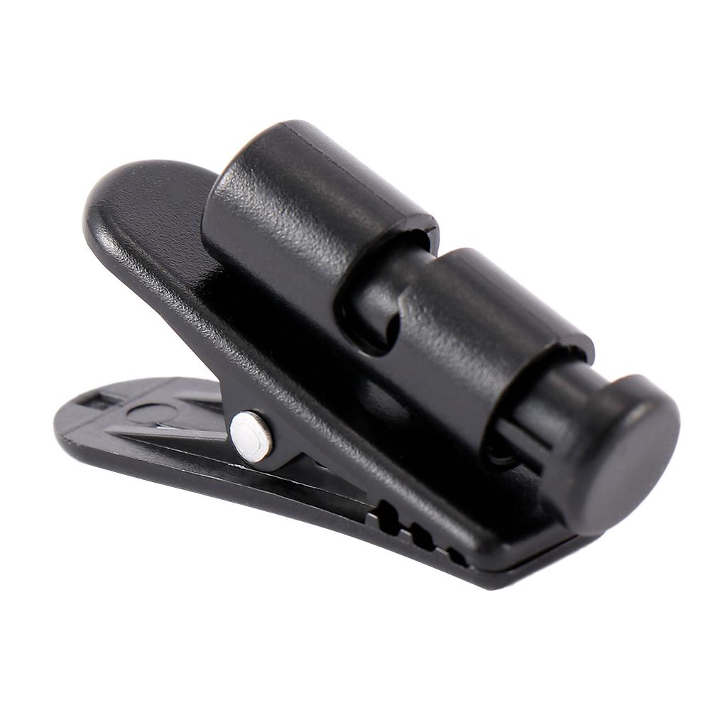 Lapel Collar Plastic Universal Headphone Wire Holders Cord Clips Earphone Clamps Wire Cable Holder