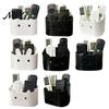 Desktop Storage Caddy 3D Printed Remote Control Holder, Animal Design Box Rabbit Organizer for Desk, 4-Compartments TV