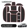 LUCKEASY Нескользящий коврик в слот двери для Volvo EX30 2025 2026 Аксессуары для интерьера Резиновая накладка в паз двери Нескользящие коврики