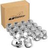 Гайки GAsupply Lug Nuts M12 x P1.25 Колесные гайки, коническая головка 60°, длина 24 мм, 19HEX, совместимы с Nissan, Subaru и Suzuki, сталь, набор из 16 штук, хром