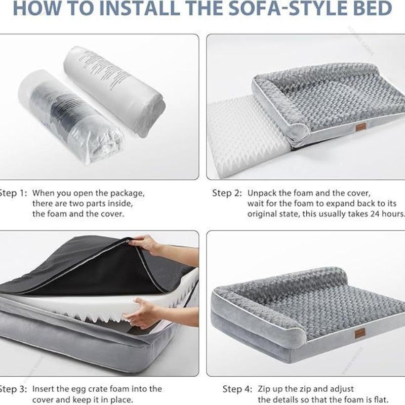 Xiaomi Pet Mats Dog Bed Sofa Waterproof Removable Washable Cover Non-slip Base for Small Medium Large Dogs Cats All Season Pet Supplies