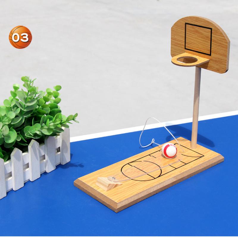 Настольный мини-баскетбольный игровой набор - настольная деревянная доска, крошечный баскетбольный мяч, стрельба, офисный стол, снятие стресса, маленькие пальчиковые игрушки для детей, подростков, мальчиков