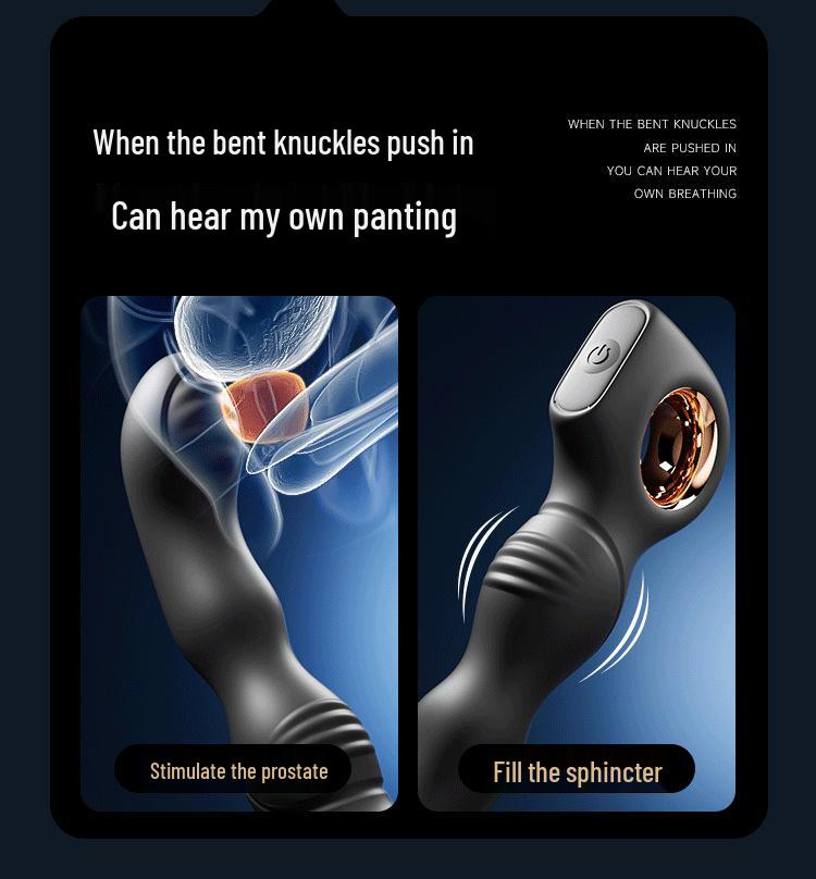 Эротический массажер простаты для взрослых: Вибрирующий анальный стимулятор для мужчин