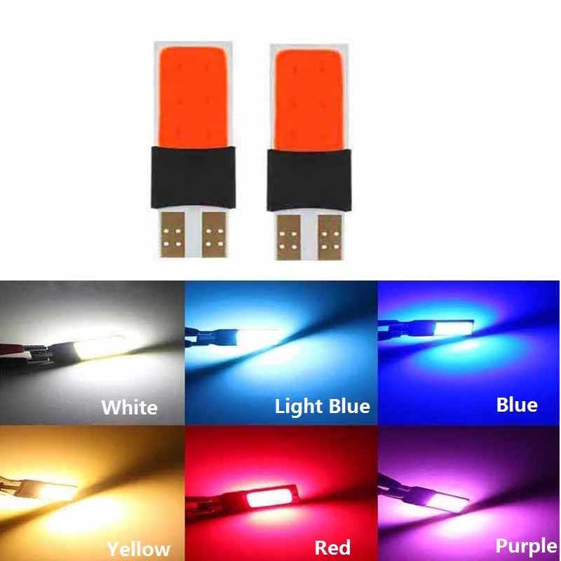 2 шт./лот T10 W5W 194 168 6 Вт светодиодный безошибочный COB номер Canbus клин боковой фонарь автомобильные фары лампа постоянного тока 12 В