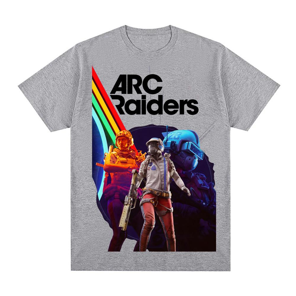 Игровая футболка ARC Raiders 2025 Новая Высококачественная Игровая Графическая Печать Футболка 100% Хлопок Удобная Круглая Шея Мягкие Футболки