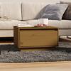 VidaXL Coffee Table Honey Brown 55x56x32 Cm Solid Pine Wood