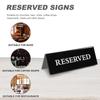 2шт акриловый знак Reserved многоразовый Reserved знак ресторанный стол Reserved знак v-образный стол Reserved