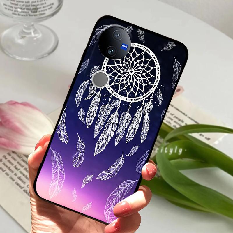 Для Vivo V50 Мягкий чехол V 50 5G Силиконовый ТПУ Чехлы для телефона Для VIVO V50 V2427 Защитный бампер Fundas Capas Роскошный Мультяшный