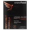 Nanofood, Liposomal Men's Daily Formula, Peach, 30 Pouches, 15 Ml (0.5 Fl Oz) Each.