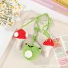 New Cute Handmade Flower Knitted Pendant Strawberry Crocheted Car Decoration Rearview Pendant Bag Key Mirror Ornaments Girl Gift