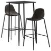 VidaXL 3-Piece Bar Set Bistro Furniture Pub Table and Chairs Counter Furniture Restaurant Kitchen Home 279955