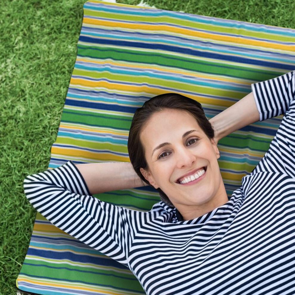 Extra Large Waterproof & Sandproof Picnic Blanket, Machine Washable, Foldable with Carry Strap – 31.4