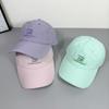 Embroidered Baseball Cap for Women New Korean Style Casual and Versatile Curved Brim Showing Small Soft Top Baseball Cap