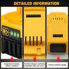 Пластиковый корпус для 5 элементов 18650, замена для аккумулятора Dewalt 18В/20В 2.0Ач 3.0Ач DCB200, DCB201, DCB203, запасные части для аккумулятора, крышка сломанного аккумулятора
