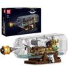 MOULD KING 10067 Ship In A Bottle Building Block The The Flying Dutchman Pirate Ship Model Sailboat Toys Kids Christmas Gifts