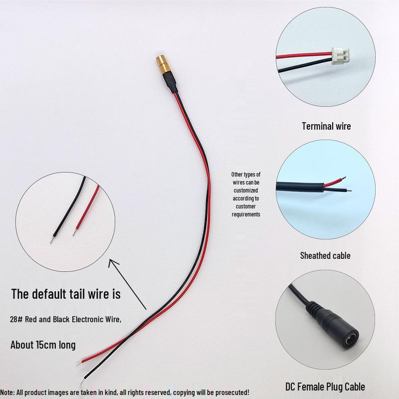 850nm 5mW Infrared Laser Module for Invisible Dot Positioning