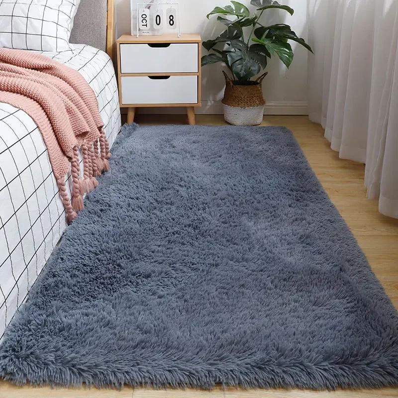Large Plush Shag Rug Fluffy Soft Faux Fur Area Rug Non-Slip Floor Carpet for Living Room Bedroom Home Decor