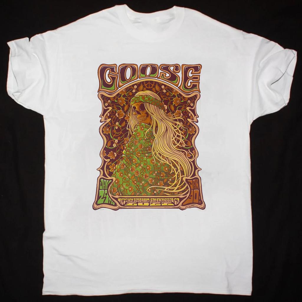 Goose Band Gift For Family White T-Shirt Cotton All Size