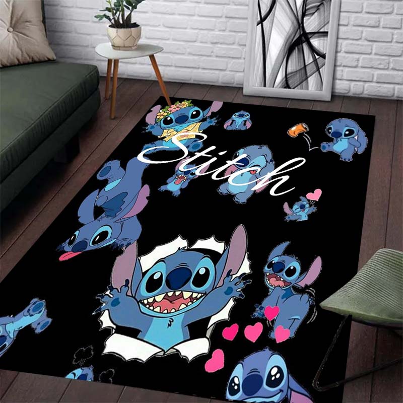 Stitch Pattern Carpet for Sleeping By The Sea - Slip-resistant Kitchen, Outdoor Carpet Home and Bedroom Decor Item Birthday Gift