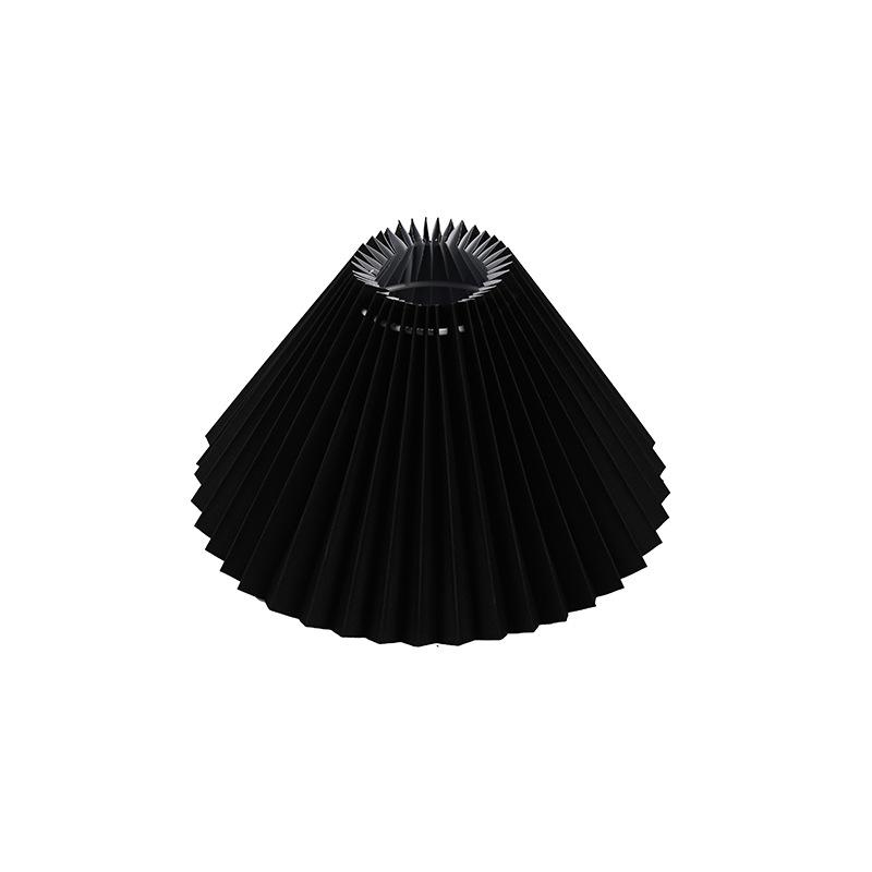 Quality Pleated Fabric Lampshade with Metal Frame of Different Color for Table Lamp Floor Light