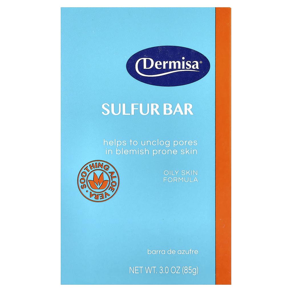 Dermisa, Sulfur Bar Soap, Oily Skin, 85g (3oz)