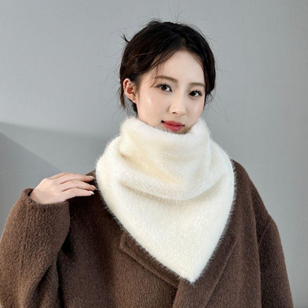 Long Wrap Faux Fur Scarf Soft Plush Faux Fur Neck Scarf New Neck Warmer Women