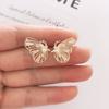 Luxury Zircon Butterfly Ear Clips Fake Cartilage Earrings for Women Girls Party Ear Cuff Jewelry