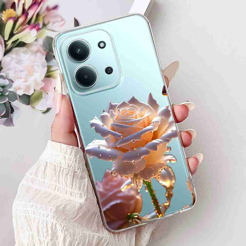 Чехол для Xiaomi Redmi 15C 4G 25078RA3EA Новый Бабочка Милый Кот Мягкий Силикон ТПУ Чехол Для Redmi 15C 15c 4G 6.9" Корпус Телефона