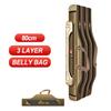 2/3/4 Layer Portable Folding Fishing Rod Reel Bag Fishing Pole Gear Tool Carry Case Carrier Bag for Fishing Large Capacity Travel Bag