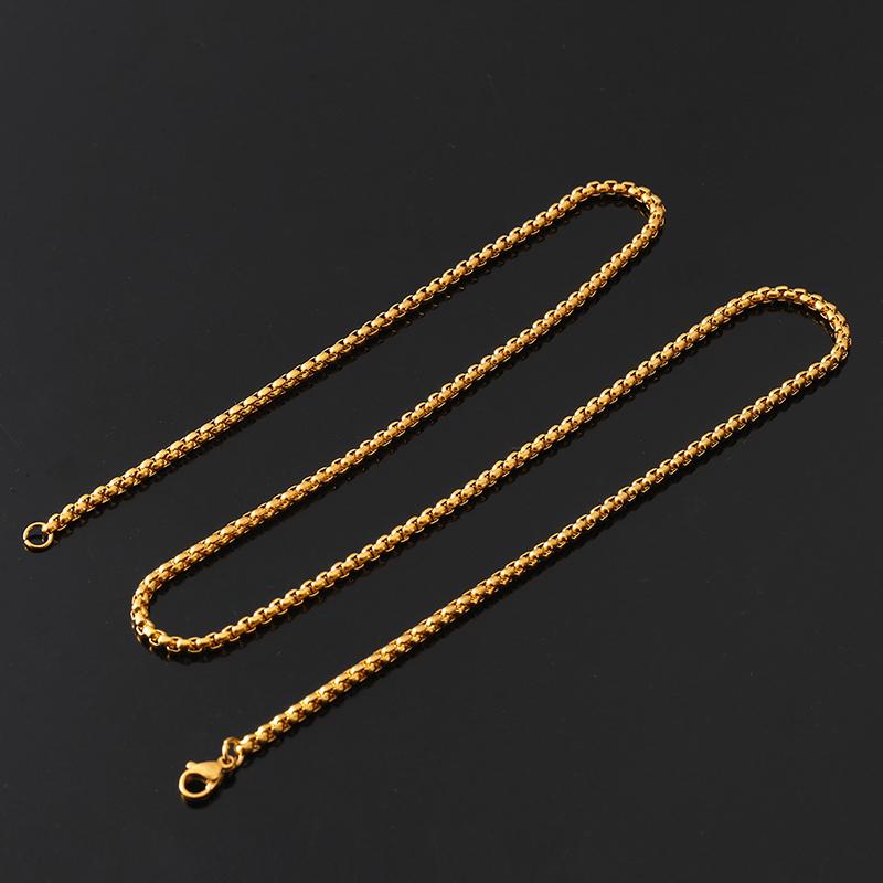 Мужские украшения Ретро Цепочка Ожерелье Подарок парню Ювелирные изделия Подарок Шарм Уникальный Стильный Простая мода 1 шт.