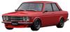 Модель зажигания 118 Datsun Bluebird (510) Красный готовый продукт