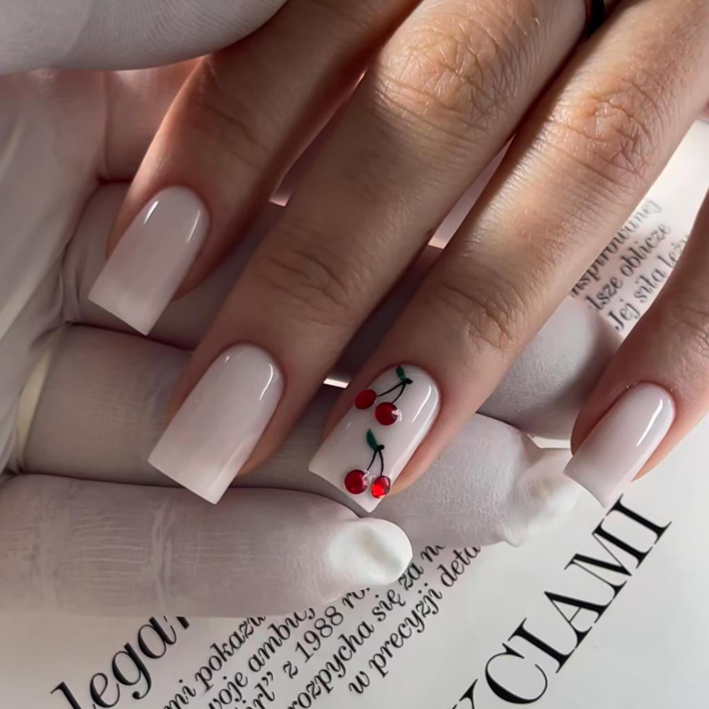 Европейские и американские градиентные персиковые балетные типсы для коротких ногтей