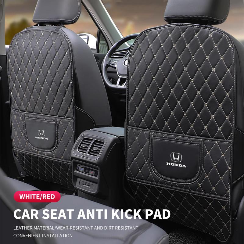 Car Anti-kick Mat Car Seats Anti Kick Pad Mat For Honda Civci FIT CRV Accord Jazz HRV Dio Stepwgn Prelude Odyssey City CRX Pilot aja256