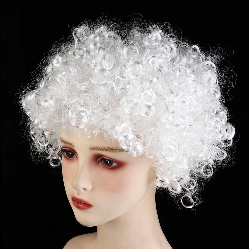 Adult Kids Clown Props Afro Curly Wigs Funny Wig Synthetic Wigs Cosplay Hairs Costume Party
