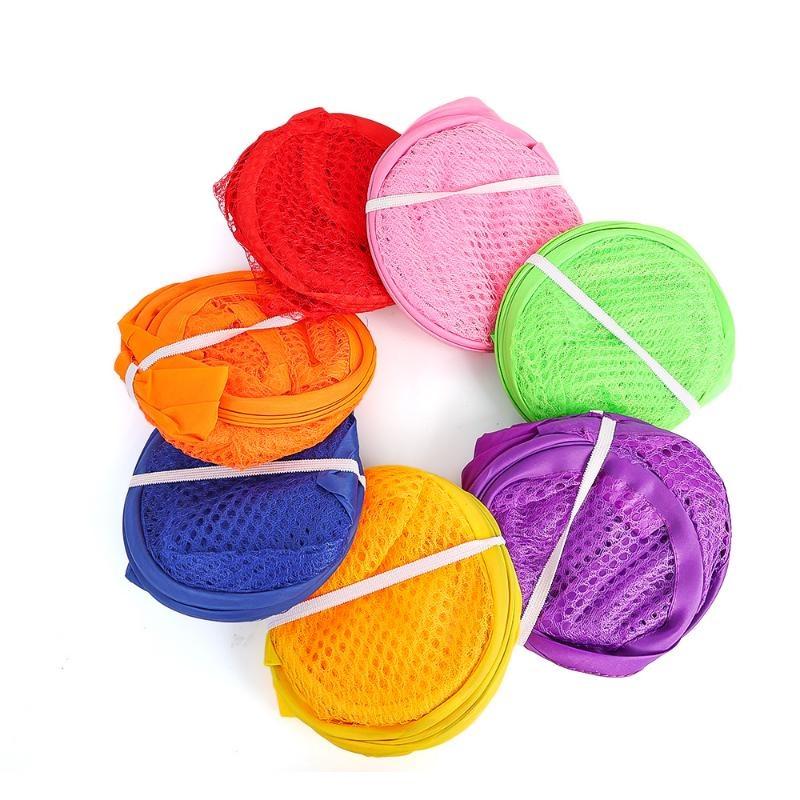 Складная корзина для белья, органайзер для грязной одежды, сетчатый мешок для хранения одежды в ванной, бытовая корзина