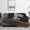 4 Motor Ready To Race Enduro Cross Motocross Blanket Cover Wool Throw Blanket Bed Sofa Decoration Lightweight Bedspreads