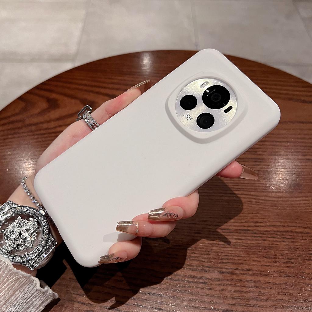 For Honor Magic6 5G Case Skin-Friendly Liquid Silicone+PC Phone Cover