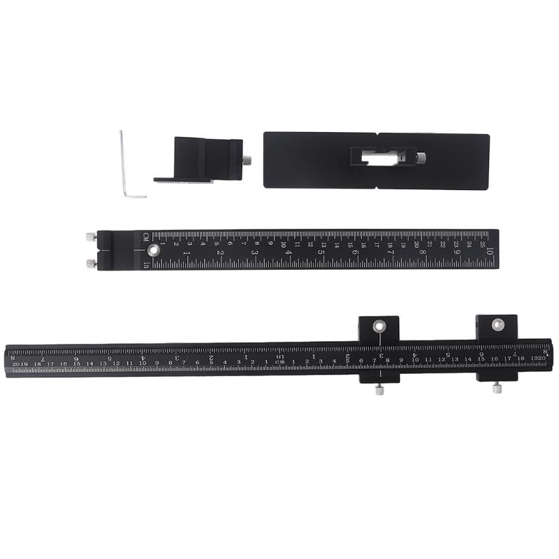 Мебельная фурнитура Регулируемый пуансон-локатор Деревообрабатывающий сверлильный шаблон Направляющая для сверления для установки ручки на дверь ящик