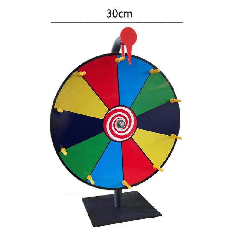 Большое призовое колесо-вертушка 12 дюймов со стойкой, вращающееся колесо рулетки для карнавалов, выставок, сухих