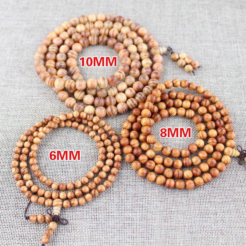 Браслет из дерева «Кровавый императорский дракон» - сосна, 108 бусин, высокая жирность - аксессуар для руки унисекс, преимущества для поклонников.