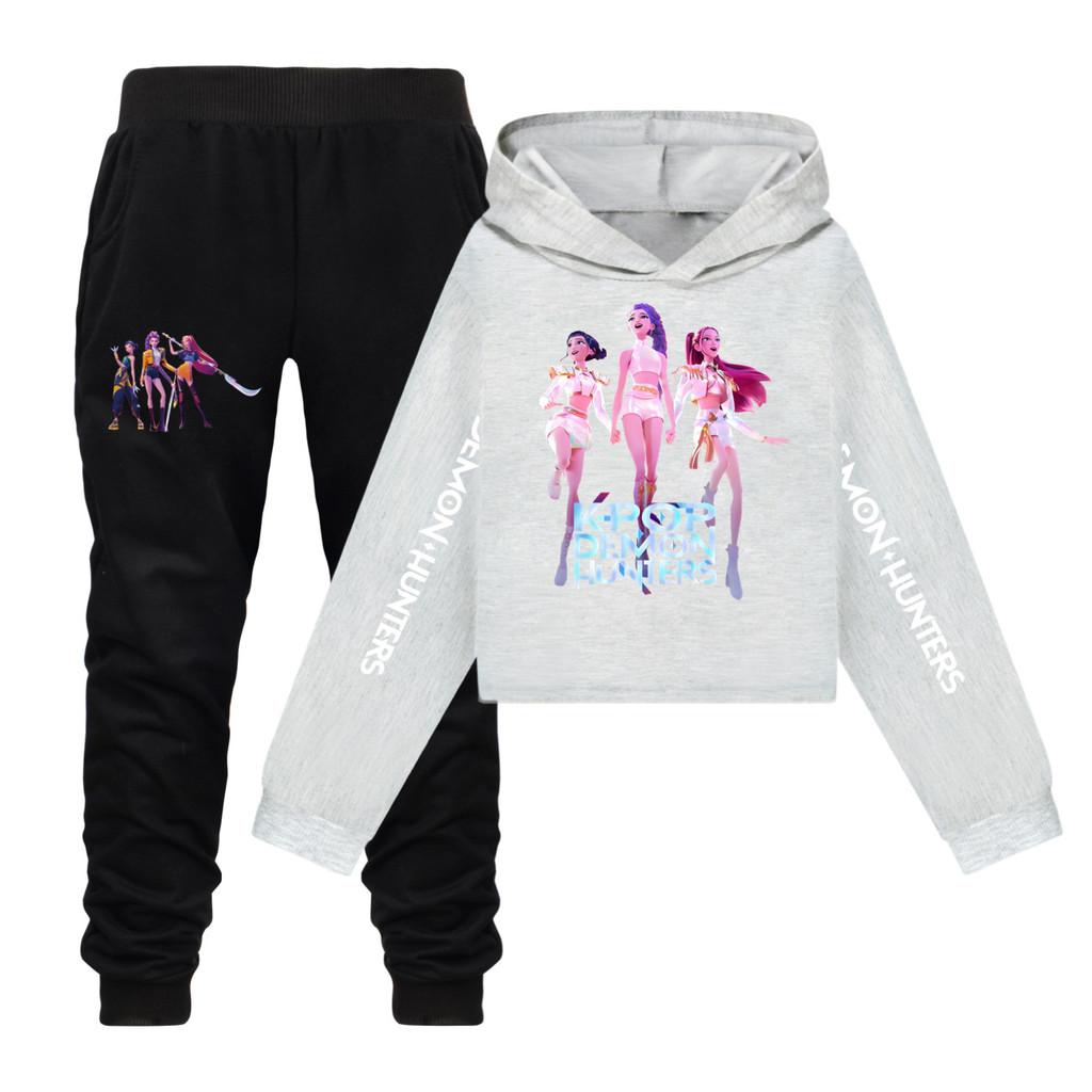Kpop Demon Hunters Kids Sportswear Set With Cotton Fabric For Active Play
