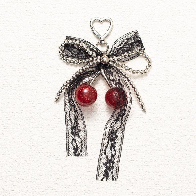 Вишнево-розовый DIY подвеска-шарм для сумки - Аксессуар для ключей в стиле TikTok