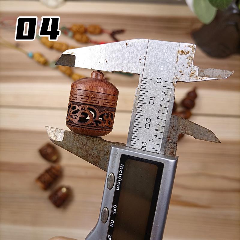 Деревянная полая резная бутылка для ароматерапии Мини-ваза Пагода Подвеска для автомобиля Бутылка-диффузор для ароматов Герметичная банка Подвеска Новый