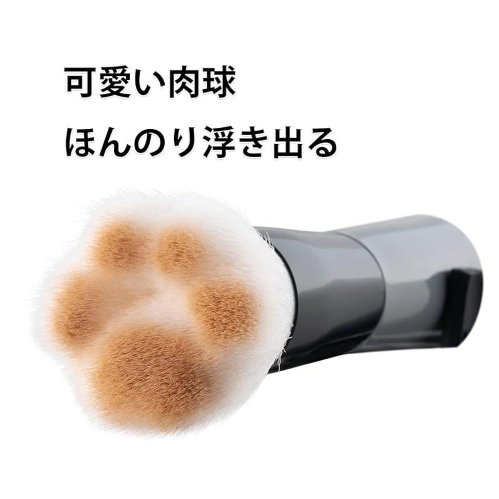 Kai Corporation Kaijirushi Cat Кисть для макияжа Meiku Make Nyarming 1 шт.