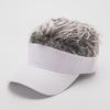 "Outdoor Hip-Hop Wig Baseball Cap with Duckbill Sunshade"
